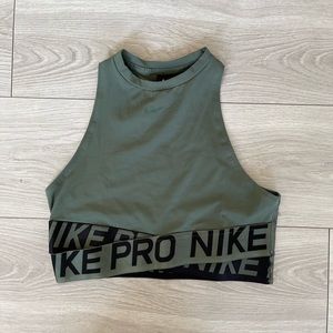 Nike sports bra - army green. Size medium